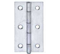 Alberts 851965 Charnière, étroite, acier inoxydable, 82 x 44 mm, 20 pièces