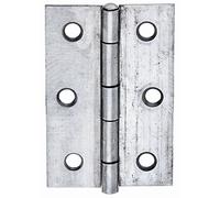 Alberts 851989 Charnière, demi-largeur, acier inoxydable, 63 x 43 mm, 20 pièces