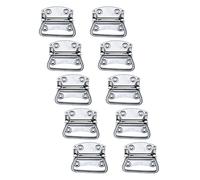Alberts 852153 Poignée de caisse, acier inoxydable, 92 x 80 mm, lot de 10