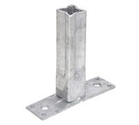 Alberts 855833 Support de main-courante pour poteau universel | galvanisé à chaud | largeur 104 mm | profondeur 30 mm | kit de 10