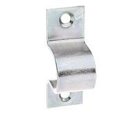 Alberts 857158 Gâche | avec trous de vis noyés | électro-galvanisé, passivé à couche épaisse | 18 x 24 mm | kit de 10