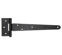 Alberts 859275 Penture anglaise | laque noire pour immersion | penture 248 x 46 mm | charnière 90 x 40 mm | kit de 10