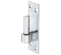 Alberts 860608 Gond sur platine | forme de type Allemagne du sud avec crochet DI ou DII | électro-galvanisé, passivé à couche épaisse | cote axe Ø13 mm | platine 110 x 36 mm | kit de 10