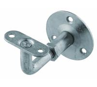 Alberts 861612 Support de main courante | pour fixation au mur, support réglable | à visser | support droit | galvanisé | kit de 10