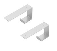 Alberts 861827 Console Quinn | une paire | Équerre murale dans différentes couleurs tendance | Support d'étagères murales en paire ou à l'unité | dimensions 100 x 200 x 45 mm