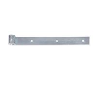 Alberts 862398 Paumelle de magasin | en différents modèles | électro-galvanisé bleu | rouleau Ø14 mm | taille 300 x 35 mm | kit de 10