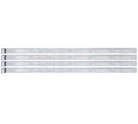 Alberts 862459 Paumelle de volet | en différents modèles | électro-galvanisé bleu | rouleau Ø16 mm | dimensions 1000 x 40 mm | kit de 4