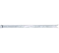 Alberts 862541 Paumelle de volet | en différents modèles | électro-galvanisé bleu | rouleau Ø14 mm | dimensions 700 x 35 mm | kit de 10