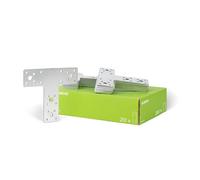 Raccord plat Alberts | en forme de T | galvanisé sendzimir | 160 x 142 x 45 mm | Set de 20 pièces