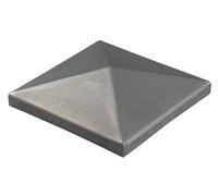 Alberts 866952 Capuchon pour poteaux carrés en métal | à souder | acier | 80 x 80 mm | kit de 10