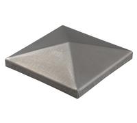 Alberts 866983 Capuchon pour poteaux carrés en métal | à souder | acier | 150 x 150 mm | kit de 2