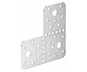 Alberts, connecteurs triangulaires en acier, galvanisés à chaud, 100 x 100 x 1,5 mm, lot de 25