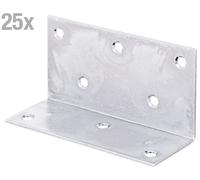 Alberts Equerre large | galvanisé sendzimir | 60 x 40 x 115 mm | Set de 25 pièces