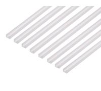 Profilé en U Alberts, aluminium, blanc, dimensions 6,2 x 8,7 x 6,2 x 1,2 mm, longueur 1 mètre