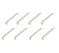 Alberts, profil en U, aluminium, blanc, dimensions 10 x 12 x 10 x 1 mm, longueur 2 mètres