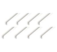 Alberts, profil en U, aluminium, blanc, dimensions 10 x 21 x 10 x 1 mm, longueur 1 mètre
