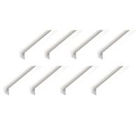 Alberts, profil en U, aluminium, blanc, dimensions 10 x 21 x 10 x 1 mm, longueur 2 mètres