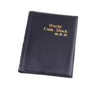 Album Collecteur de Pièces de Monnaie,120 Pochettes Collectionneurs de Pièces Livre de Collection de Grande Capacité Porte-monnaie pour Timbres Médailles Badges Noir