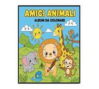 Album da colorare amici animali