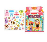 Album d'autocollants réutilisables - Ensemble d'activités éducatives imperméables sur le thème du shopping, collection de jouets créatifs, apprentissage préscolaire, voyage, salle de classe pour
