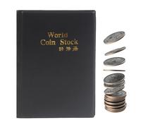 Album de Collection Monétaire Coffret De Rangement 120 Pochettes Pour