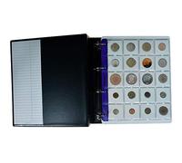 Album de collection XL, 400 pochettes pour porte-monnaie en carton standard, Étuis Carton. 20 feuilles et diviseurs