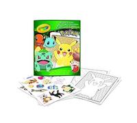 Album de coloriage - CRAYOLA - Pokémon - 32 pages - 4 feuilles d'autocollants - 255×217 mm