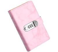 Album de monnaie à 100 pochettes transparentes avec serrure à mot de passe | Carnet d'épargne verrouillable pour timbre, billet, tiroir, bibliothèque, maison, chambre à coucher