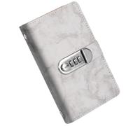 Album de monnaie à 100 pochettes transparentes avec serrure à mot de passe | Livre de rangement pour billets de banque pour collectionneurs, épargnes, timbres, billets, tiroir de maison