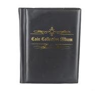 Album de rangement pour pièces de monnaie avec 480 pochettes pour collection Penny, 16 pièces de chaque pouvant contenir 30 pièces de monnaie, livre portable