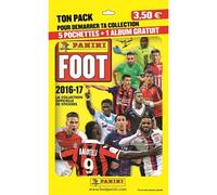 Album Foot Ligue 1 2016-2017 Stickers + 5 pochettes