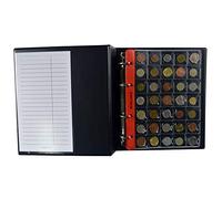 Album pour 275 Pochettes pour Petites et Moyennes pièces: de Cents à 2 € Euro. Classeur M. 5+5 Feuilles et diviseurs: 175 Pochettes pour Monnaies jusqu'à 23 mm de diamètre, 100 jusqu'à 31mm.