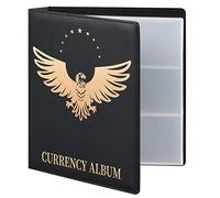 Album pour 90 Billets de Banque, Sans PVC ni ACID, Porte-billets pour Collectionneurs, Album de Collection de Devises Mondiales en PU Premium