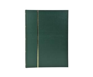 Album Timbres 30x22cm 48p Simili cuir Vert