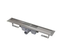 Alca - Bac à douche Professional 30 cm, avec rebord pour grille complète, acier inoxydable APZ6-300