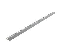 Alca - Bande d'égalisation des sols 1000 mm, double face, hauteur de l'ourlet 14 mm, tapis en acier inoxydable APZ906M/1000
