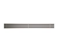 Alca - Caillebotis pour auge linéaire 30 cm, en acier inoxydable mat GAP-300M