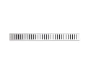 Alca - Caillebotis pour auge linéaire 55 cm, en acier inoxydable mat PURE-550M