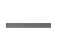 Alca - Caillebotis pour auge linéaire 55 cm, noir mat PURE-550BLACK
