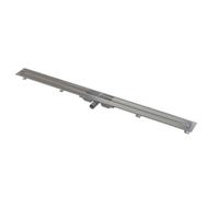 Alca - Caniveau de douche Low 145 cm, avec rebord pour grille perforée, inox APZ101-1450