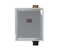 Alca - Contrôle électronique de la chasse d'eau, alimentation secteur, acier inoxydable/chrome ASP3