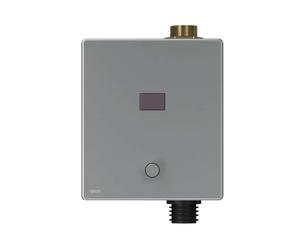 Alca - Contrôle électronique de la chasse d'eau, avec commande manuelle, alimentation secteur, acier inoxydable ASP3-KT