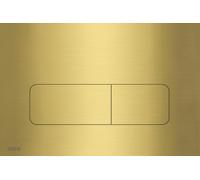 Alca Flat bouton de chasse d'eau pour WC doré MOON-BRASS