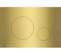 Alca Flat bouton de chasse d'eau pour WC doré TURN-BRASS