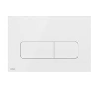 Alca Flat - Plaque de déclenchement, blanc brillant MOON-WHITE