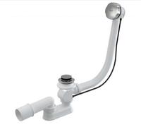 Alca - Garniture de vidange et de trop-plein pour baignoire, longueur 570 mm, chrome A55K