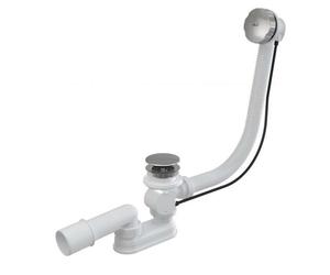 Alca - Garniture de vidange et de trop-plein pour baignoire, longueur 570 mm, chrome A55KM