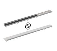 Alca - Grille double face DOUBLE 75 cm, acier inoxydable DOUBLE-750M