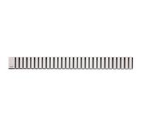 Alca - Grille pour caniveau à douche d'angle 75 cm, inox mat LINE-750M