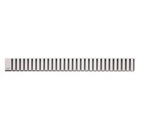 Alca - Grille pour caniveau à douche linéaire 105 cm, inox mat LINE-1050M